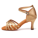 professional ballroom dancing shoes for women latin dance shoes suede sole - 35891841007799 - 35891841007799