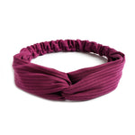 Knot Headbands For Women - Soft Elastic Cross Knot Vintage Headband for Yoga and Ballet Dance - DancerInn 50 - 32239470444727 - 32239470444727