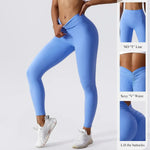 Women High Waist Butt Lifting V Butt Push Up Shaping Toning Sculpting Slimming Yoga Gym Fitness Center Exercise Leggings - DancerInn - 27045770461367 - 27045770461367