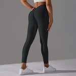 Women High Waist Butt Lifting V Butt Push Up Shaping Toning Sculpting Slimming Yoga Gym Fitness Center Exercise Leggings - DancerInn - 27045771477175 - 27045771477175
