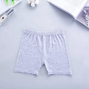 Girls Dance Underwear - 6pcs Solid Color Elastic Waist Toddler Kds Bike Shorts Leggings for 2-10 Years - DancerInn