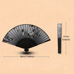 tassel decoration bamboo folding fan - 36171697291447 - 36171697291447