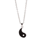 enamel round yin yang necklace pendant - 36379701444791 - 36379701444791