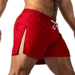 Mens Split Running Shorts - Quick Dry Athletic Cargo Shorts for Men Breathable Elastic Waist Summer Sports Workout Gym Jogger for Fitness Training - DancerInn  - 32502999679159 - 32502999679159