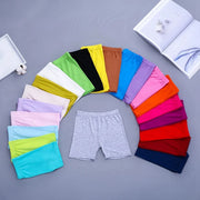 Girls Dance Underwear - 6pcs Solid Color Elastic Waist Toddler Kds Bike Shorts Leggings for 2-10 Years - DancerInn