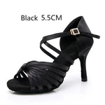 Latin Dancing Shoes for Women - Soft Suede Sole PU Upper Dance Heels for Ballroom Tango Salsa Bachata - 37291281219767 - 37291281219767