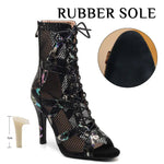 Leopard Print High Heel Sandals - Women's Dance Heels Shoes for Latin Jazz Tango Salsa Pole Dance DancerInn - 32166731186359 - 32166731186359
