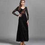 elegant black ballroom dress lace - 71234984050871 - 71234984050871