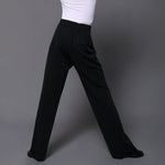 Boys Dance Trousers - Professional Boys Ballroom Pants for Latin, Tango & Samba - Elastic Waist, Breathable, Loose Fit for Training & Competition - DancerInn  - 32993788133559 - 32993788133559