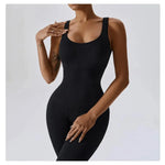 One-Piece Seamless Yoga Suit Stretch Bodysuit Fitness Workout Gym Dance Clothes for Women - DancerInn - 27324607660215 - 27324607660215