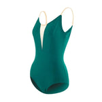 Adult Women's Gymnastics Leotard Ballet Camisole V-Neck Training Suit with Removable Pads BAT2901 - DancerInn - 29413035704503 - 29413035704503