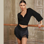 Fringe Dance Skirt - Multicolor Tassel Skirts with Built-in Shorts for Latin Dance ZYMOZYM - 32140113969335 - 32140113969335