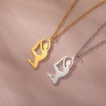 Gymnastic Jewelry & Ballet Jewelry for Ballerina Dancer Gymnast Gold Necklace Rhythmic Stainless Steel  Sport Jewelry - DancerInn  - 32274741690551 - 32274741690551