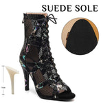 Leopard Print High Heel Sandals - Women's Dance Heels Shoes for Latin Jazz Tango Salsa Pole Dance DancerInn - 32166731022519 - 32166731022519