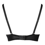 Punk Style Metallic Push Up Bra for Women Sexy Steampunk Rivet Lingerie Tops - DancerInn - 27351339794615 - 27351339794615