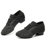Dance Shoes for Jazz Dance Salsa Dance Shoes for Women Knitted Latin Ballroom Practice Shoes DancerInn - 32173797212343 - 32173797212343