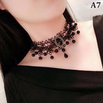 dark vintage beaded necklaces - 36228037902519 - 36228037902519