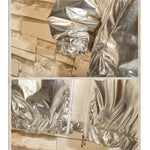 Metallic Bomber Jacket - Shiny Hip Hop Leather Jackets for Men Lightweight Silver Rave Disco Party Costume - DancerInn   - 32371881279671 - 32371881279671