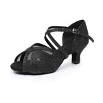 women rhinestone suede sole dance shoes - 36807200211127 - 36807200211127