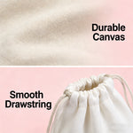 Pointe Shoe Bag - Breathable Mesh Canvas Drawstring Ballet Shoe Bag, Dance Bag for Shoes - DancerInn Kids Dance Accessories - 34917103108279 - 34917103108279