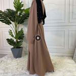 Baumwollkaftan – Bestdesignte Abayas für Frauen mit langen Ärmeln und Schärpen - 25418526392503 - 25418526392503