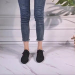 Sapatos de dança de salão femininos - Solado macio com cadarço, Oxford em tecido e cabedal em malha, Sapatos de dança latina femininos com saltos de 3,5 cm e 5 cm - 32187781185719 - 32187781185719