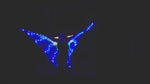 Ailes de danse du ventre à LED Isis Wings avec lumières LED multicolores et bâtons télescopiques pour adultes et enfants - 26131677348023 - 26131677348023