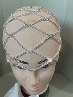 Cerchietto di cristallo Gatsby Copricapo vintage con strass multistrato Accessori per capelli da danza del ventre - 32230188908727 - 32230188908727