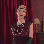 1920er Gatsby-Stirnband – Vintage-Feder-Tanzkostüm & Maskerade-Haarschmuck für Partys - 32221500014775 - 32221500014775