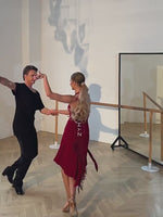 Tanz-Wickelrock für Damen, unregelmäßiger Latina-Rock für Salsa- und Tango-Tanz - 29384371896503 - 29384371896503