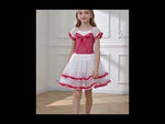 Ballett-Tutu-Kleid für Mädchen – Langer Samt-Tüllrock, Ballerina-Kostüm für Kinder für Bühnenauftritte - 37410543206583 - 37410543206583