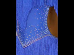 Pailletten-Tanzkleid – Strassbesetztes, rückenfreies Trägertop mit Fransen für Damen, ideal für lateinamerikanische Musikstile wie Salsa und Bachata. - 36068454695095 - 36068454695095