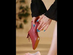 Latein-Tanzschuhe für Damen – Leder-Übungsabsätze für Tanz-Salsa-Ballsaal-Training - 38302192599223 - 38302192599223