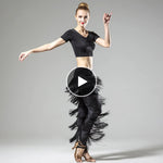 Fringed Pants Fringe Dance Pants with Tassels for Women - 25284446388407 - 25284446388407