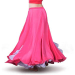 Women’s Chiffon Belly Dance Skirt with Slit Tribal Style Costumes for Belly Dancer - DancerInn - 26239713018039 - 26239713018039