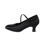 Women Classic Fresh Tan Satin High Heel Soft Outsole Ballroom Dance Shoes Modern Dance Standard Shoes - DancerInn