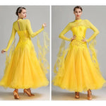 Women’s Rhinestone Standing Neck Ballroom Dance Competition Dresses YL7002 - DancerInn - 26175341854903 - 26175341854903