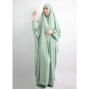 Women Full Cover Eid Hooded Muslim Hijab Dress Prayer Garment Jilbab Abaya Islamic Khimar Ramadan Gown - DancerInn