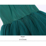 Women Lmitated Silk Fabric Gauze Stitching Women Ballroom Dress Waltz Dance Costume Evening Party Dress YL7007 - DancerInn - 26286559887543 - 26286559887543