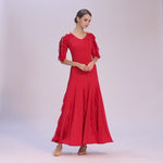 Lange Kleider mit kurzen Ärmeln für den Abschlussball – Elegantes schwarz-rotes Ballkleid für besondere Anlässe - 23497620750519 - 23497620750519