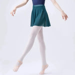 Women Elastic Translucent Polyester Mesh Ballet Skirts Ballerina Gymnastics Ballet Training Wears - DancerInn - 26399802687671 - 26399802687671