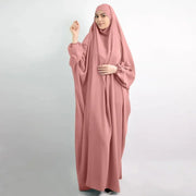 Women Full Cover Eid Hooded Muslim Hijab Dress Prayer Garment Jilbab Abaya Islamic Khimar Ramadan Gown - DancerInn