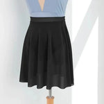 Women Elastic Translucent Polyester Mesh Ballet Skirts Ballerina Gymnastics Ballet Training Wears - DancerInn - 26399802917047 - 26399802917047