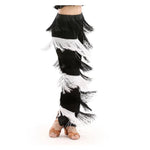 Girls Multi-color Tassel Fringe Samba Salsa Ballroom Latin Dance Pants - DancerInn - 26423172169911 - 26423172169911