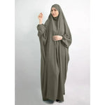 Women Full Cover Eid Hooded Muslim Hijab Dress Prayer Garment Jilbab Abaya Islamic Khimar Ramadan Gown - DancerInn - 26384529621175 - 26384529621175