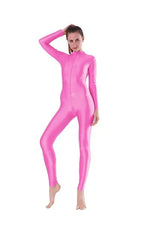 Women One Piece Long Sleeve High Elastic Convertable Dance Body Tights - DancerInn - 23665285693623 - 23665285693623