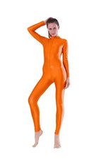 Women One Piece Long Sleeve High Elastic Convertable Dance Body Tights - DancerInn - 23665284612279 - 23665284612279