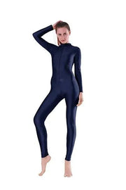 Women One Piece Long Sleeve High Elastic Convertable Dance Body Tights - DancerInn