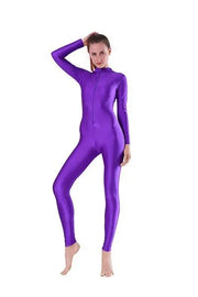 Women One Piece Long Sleeve High Elastic Convertable Dance Body Tights - DancerInn