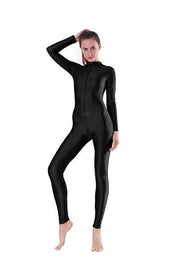 Women One Piece Long Sleeve High Elastic Convertable Dance Body Tights - DancerInn